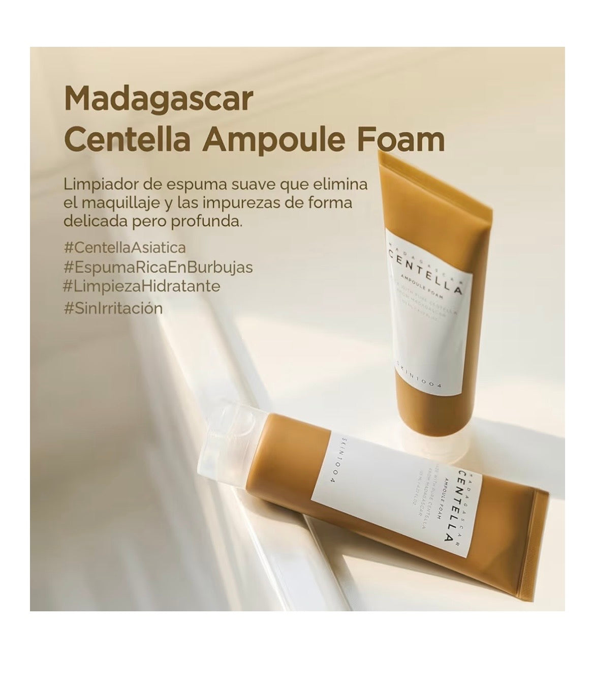 Skin1004 Madagascar Centella Ampoule Foam - Espuma Limpiadora Calmante 125ml