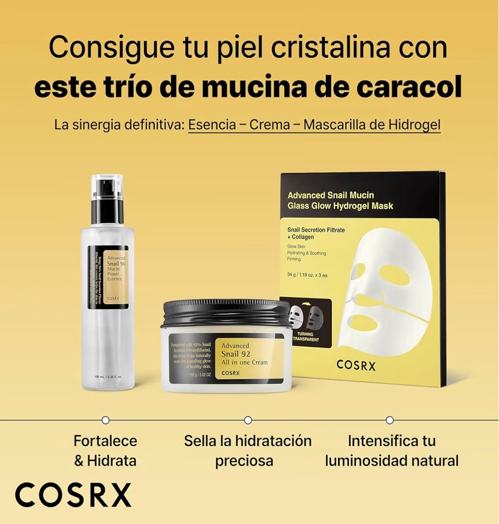 COSRX Advanced Snail 96 Mucin Power Essence - Esencia de Caracol 100ml | Brillo y Reparación