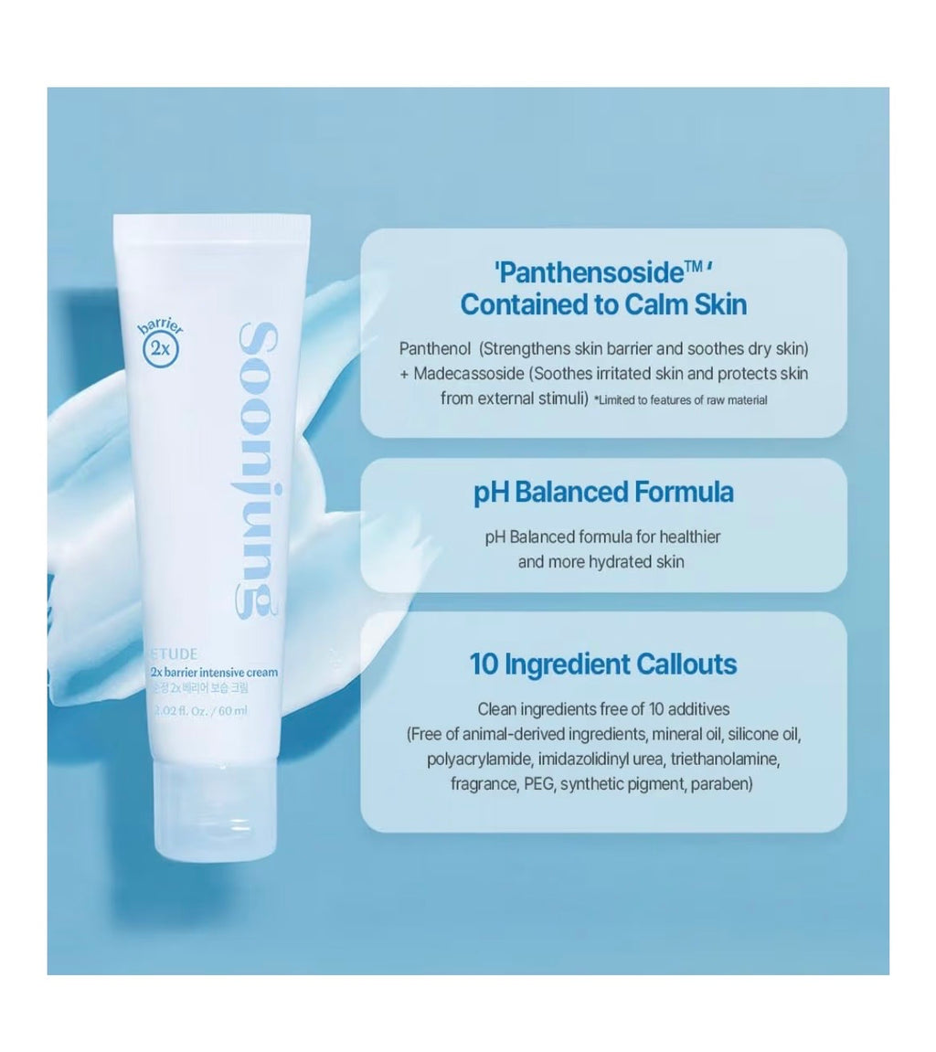 Etude House SoonJung 10-Free Moist Emulsion - Emulsión Hidratante para Piel Sensible 130ml