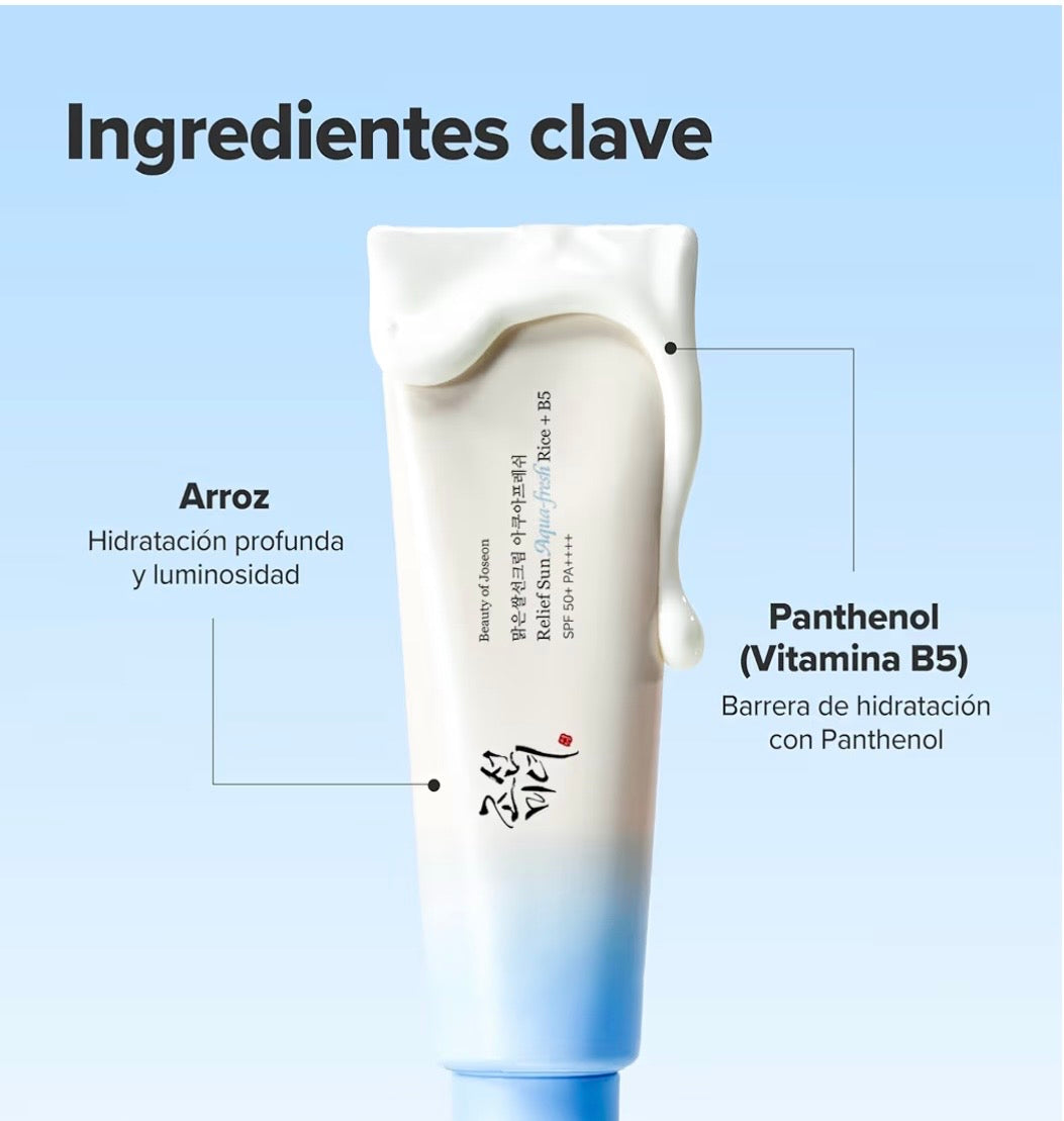 Beauty of Joseon Relief Sun Aqua-Fresh SPF50+ - Protector Solar Ligero 50ml