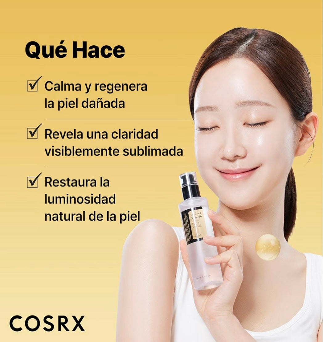COSRX Advanced Snail 96 Mucin Power Essence - Esencia de Caracol 100ml | Brillo y Reparación