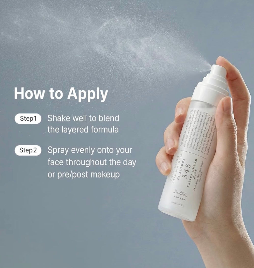 Dr. Althea 345 Relief Cream Mist - Bruma Facial Calmante e Hidratante Intensiva