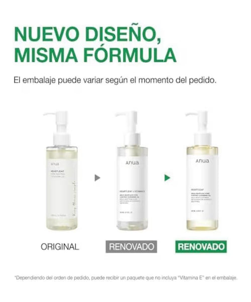 Anua Heartleaf Pore Control Cleansing Oil - Aceite Limpiador 200ml