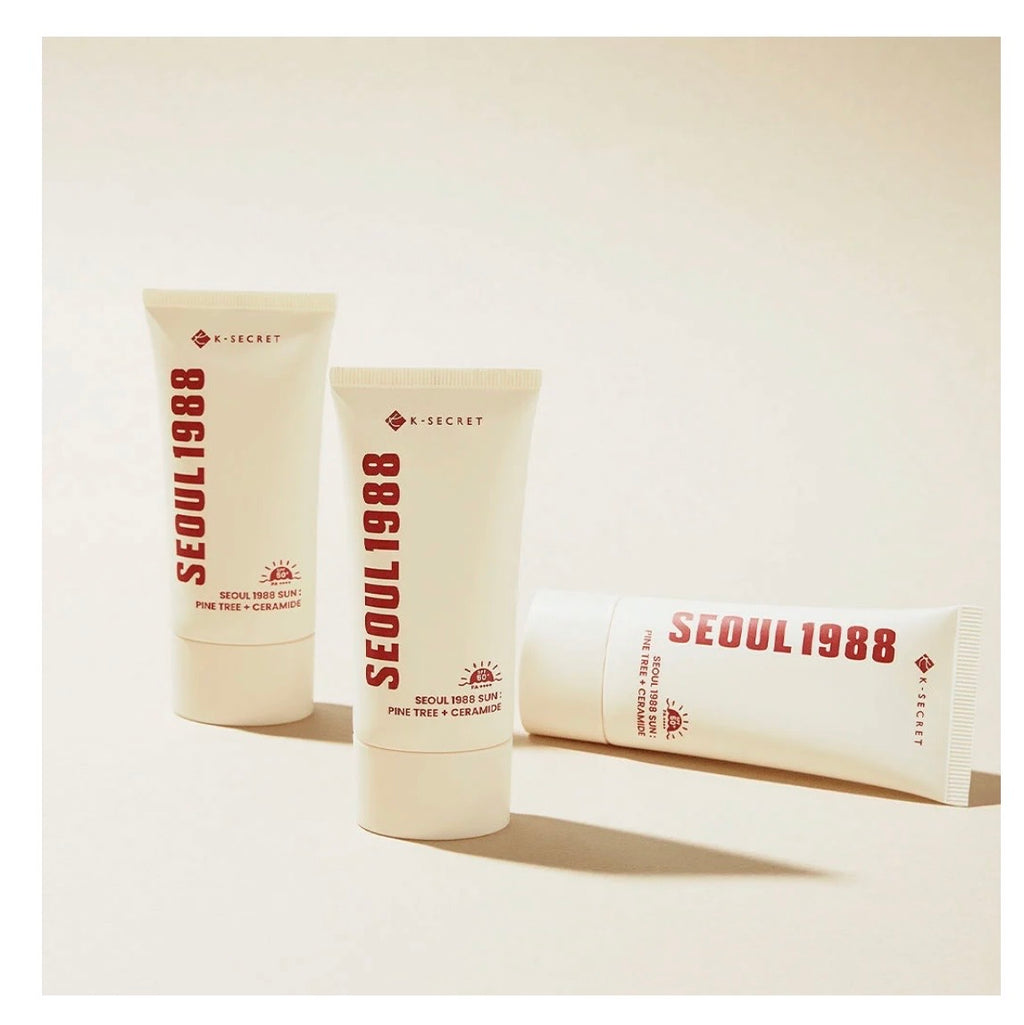 K-SECRET SEOUL 1988 Sun Serum: Pine Cica + Ceramide SPF50+ PA++++ - Protector Solar Hidratante 50ml