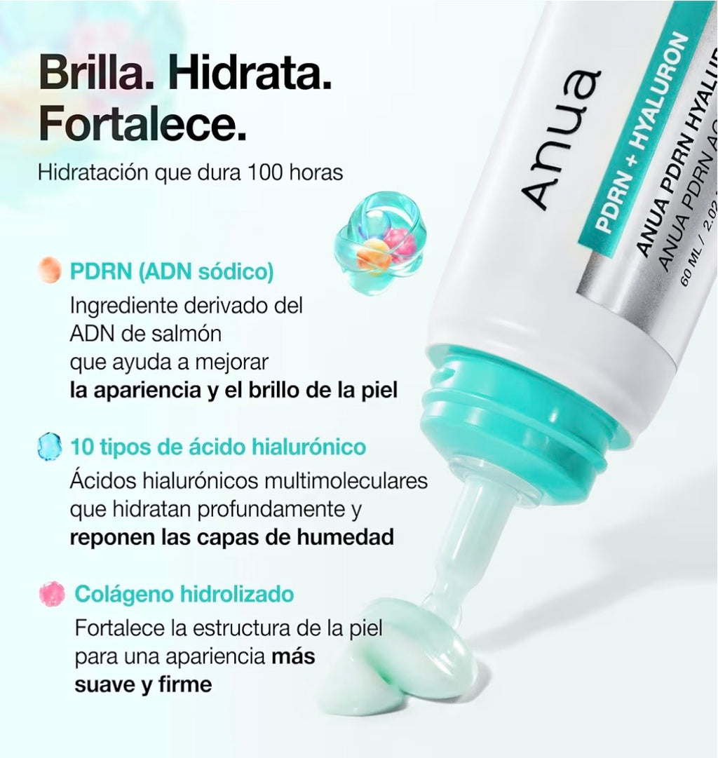 Anua PDRN Hyaluronic Acid 100 Moisturizing Cream - Crema Hidratante y Reafirmante Intensiva 60ml