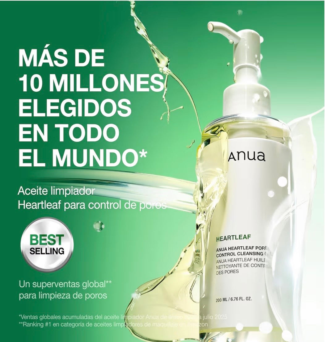 Anua Heartleaf Pore Control Cleansing Oil - Aceite Limpiador 200ml