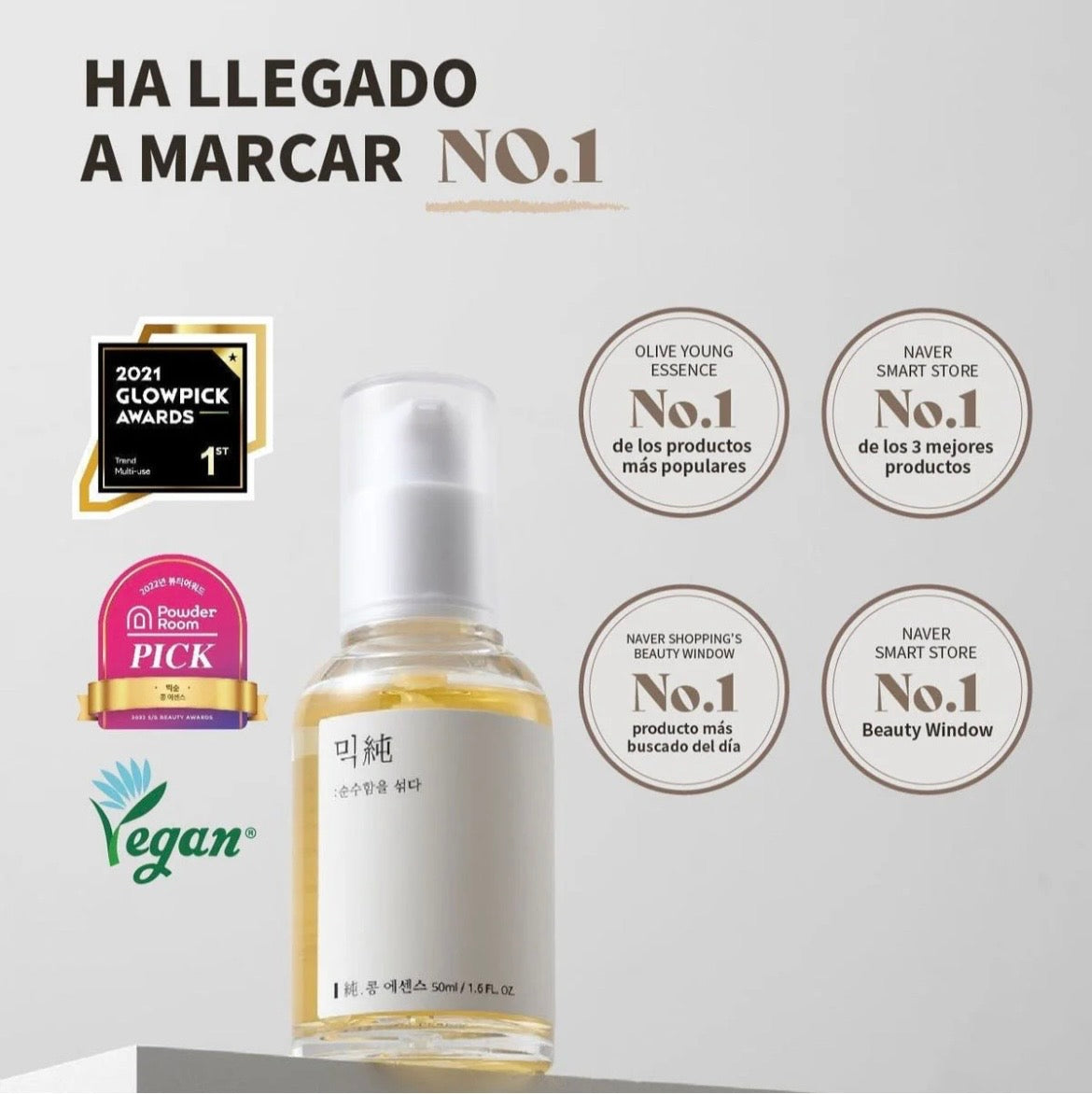 Mixsoon Bean Essence - Esencia de Soja Fermentada 50ml | Glass Skin