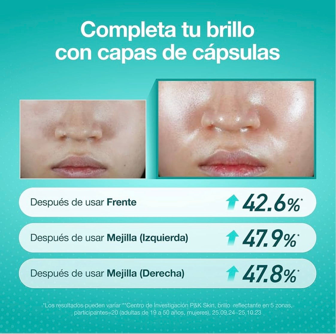 PDRN Hyaluronic Acid Hydrating Capsule Mist - Bruma Facial Hidratante e Iluminadora 100ml