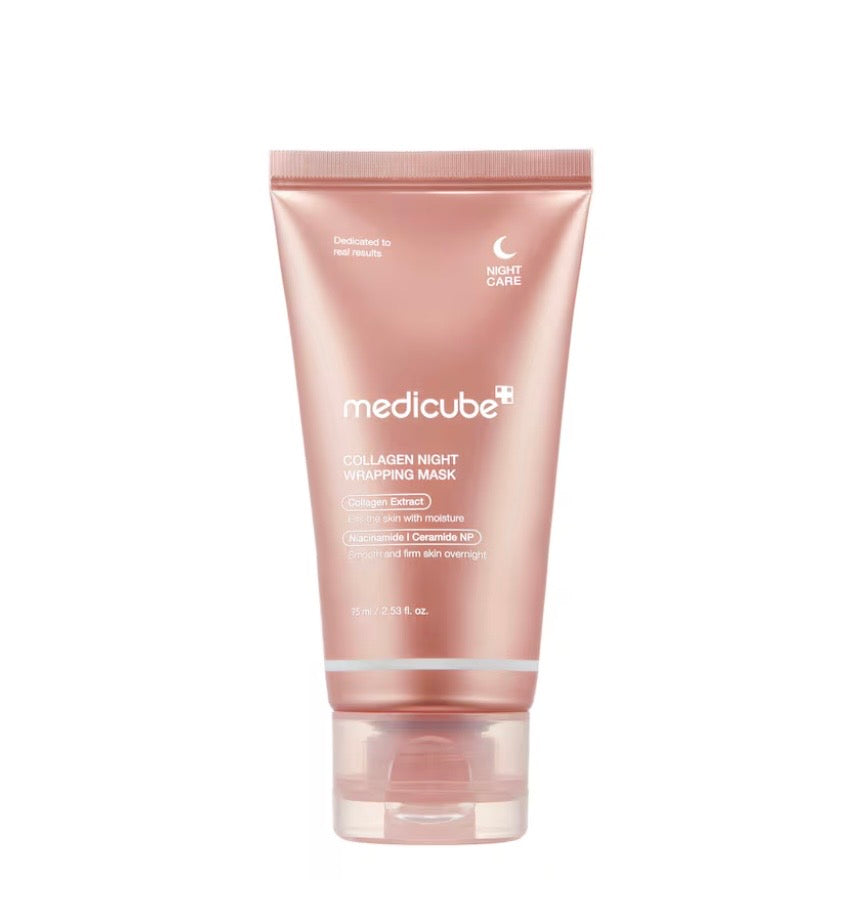 Medicube Collagen Night Wrapping Mask - Mascarilla Nocturna Reafirmante y Mantenimiento de Elasticidad 75ml