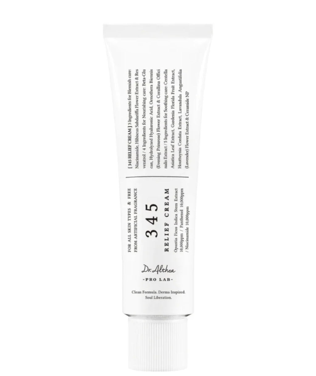 Dr. Althea 345 Relief Cream - Crema Hidratante Calmante 50ml | Antimarcas