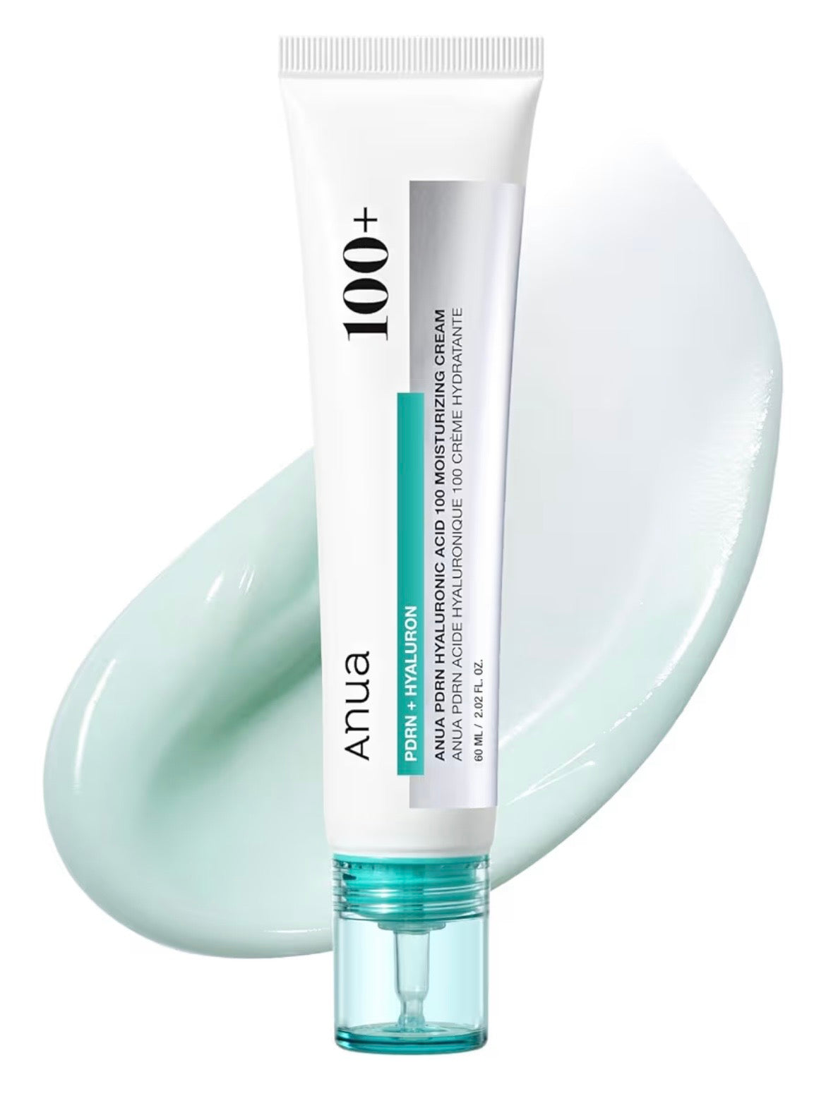 Anua PDRN Hyaluronic Acid 100 Moisturizing Cream - Crema Hidratante y Reafirmante Intensiva 60ml