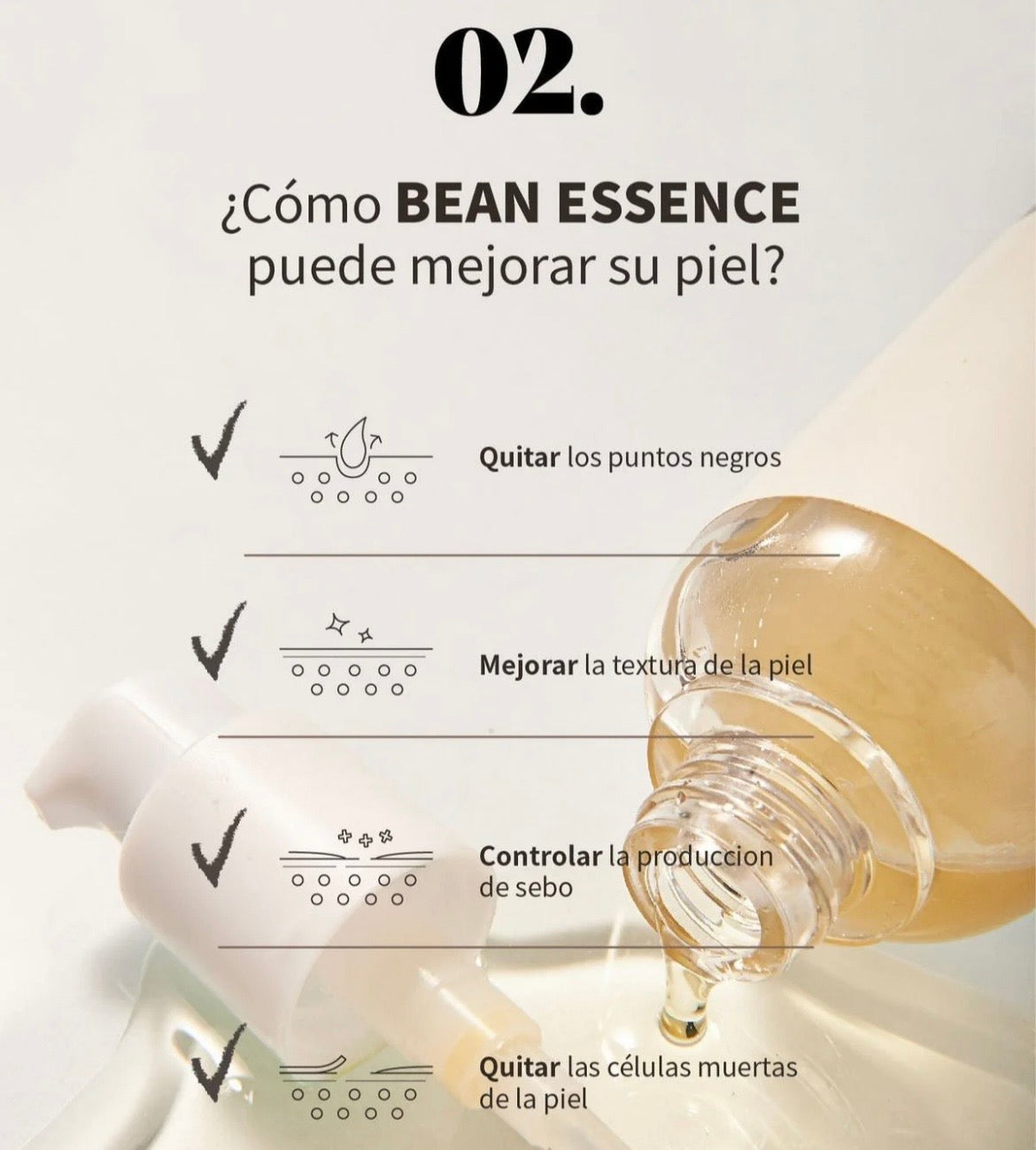 Mixsoon Bean Essence - Esencia de Soja Fermentada 50ml | Glass Skin