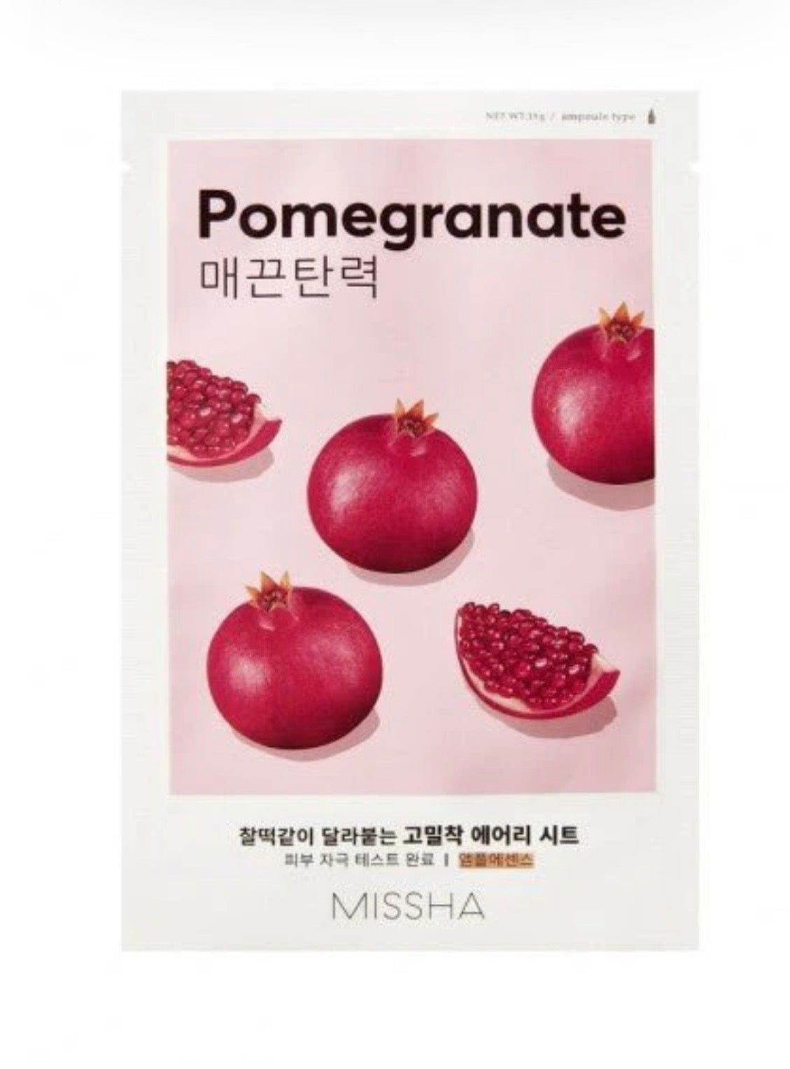 Missha Airy Fit Sheet Mask - Mascarilla Facial de Tejido Ultra Fina