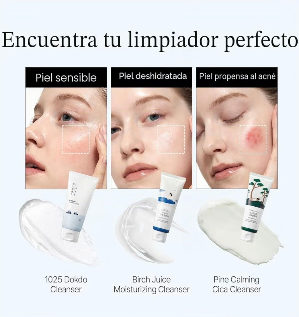 Round Lab 1025 Dokdo Cleanser - Limpiador Facial Suave de pH Equilibrado 150ml