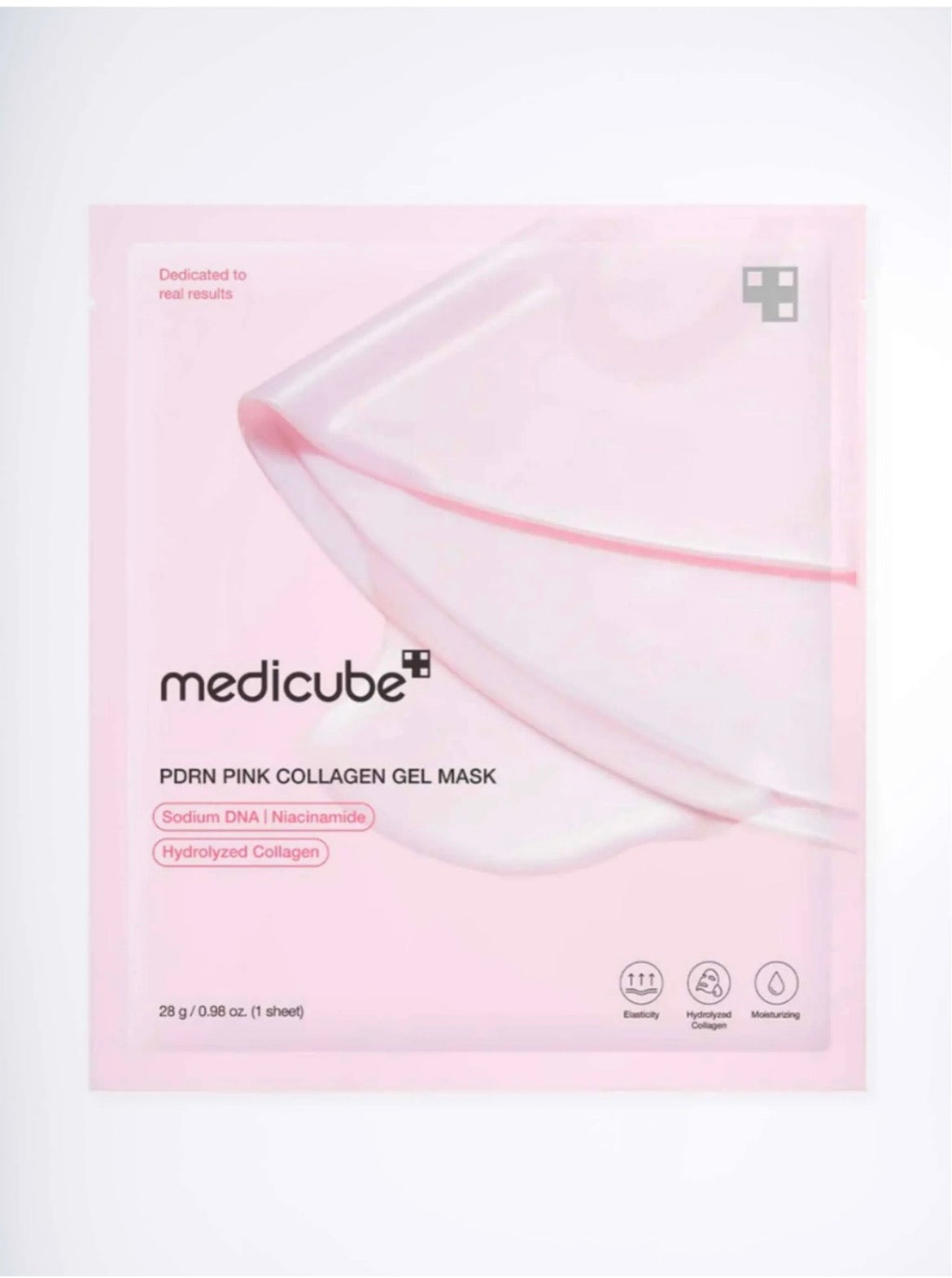 Medicube PDRN Pink Collagen Gel Mask - Mascarilla de Hidrogel Regeneradora 28g