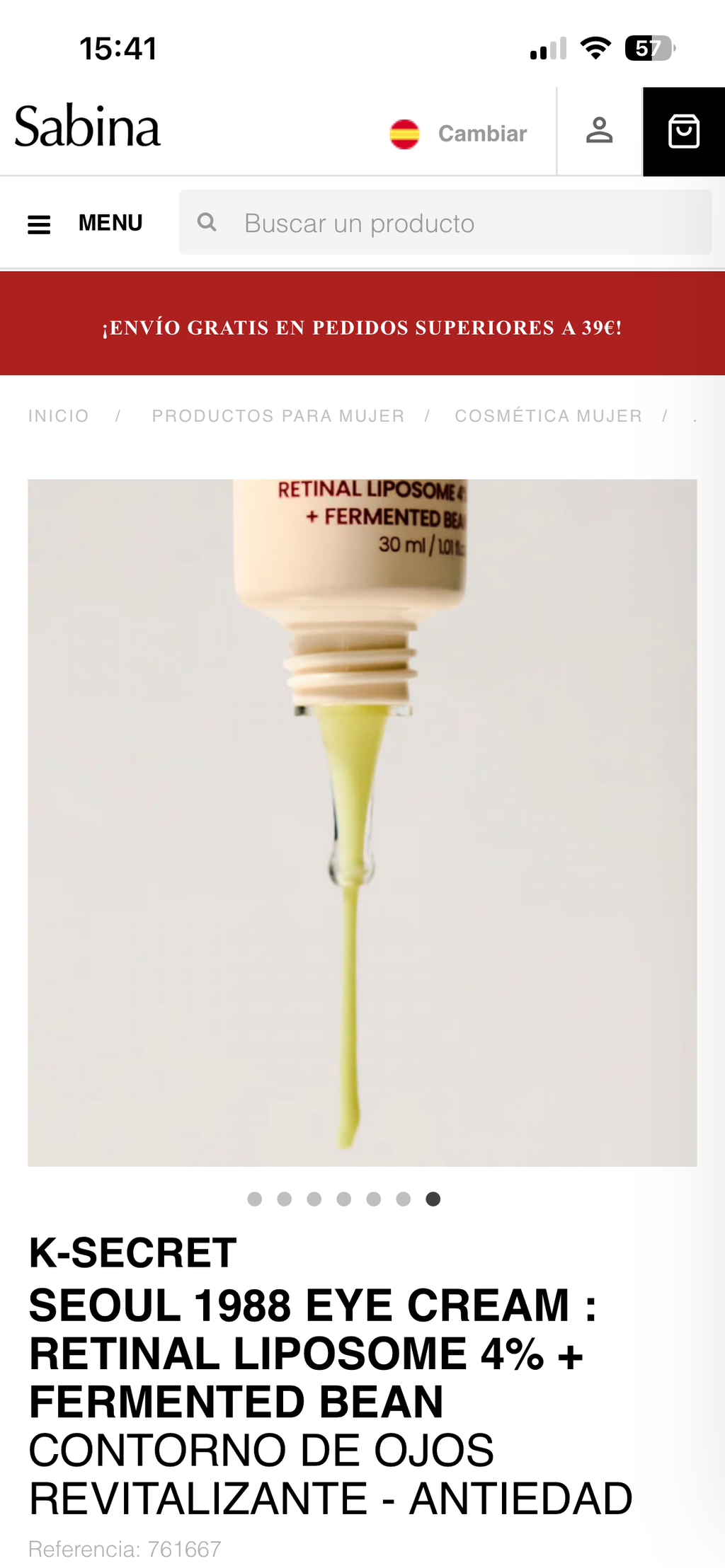SEOUL 1988 Eye Cream - Retinal Liposome 4% + Fermented Bean 30ml