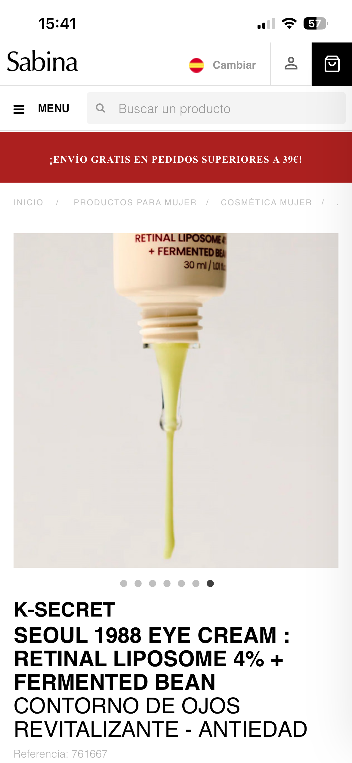 SEOUL 1988 Eye Cream - Retinal Liposome 4% + Fermented Bean 30ml