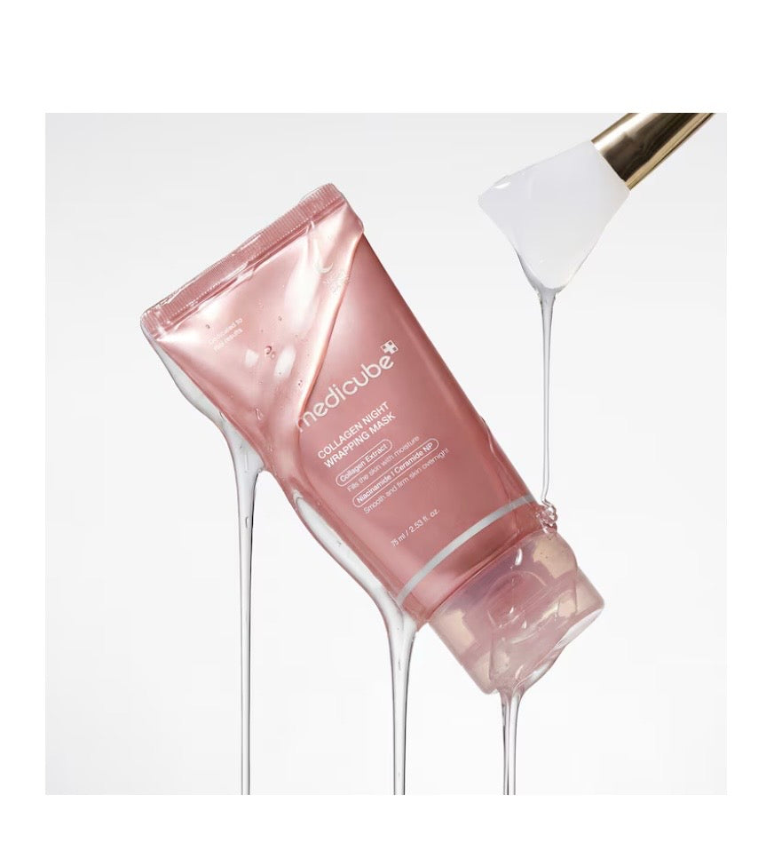 Medicube Collagen Night Wrapping Mask - Mascarilla Nocturna Reafirmante y Mantenimiento de Elasticidad 75ml