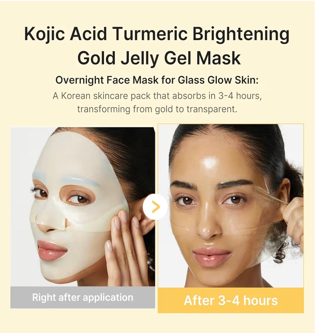 Medicube Kojic Acid Turmeric Brightening Gel Mask - Mascarilla Iluminadora y Antimanchas 28g
