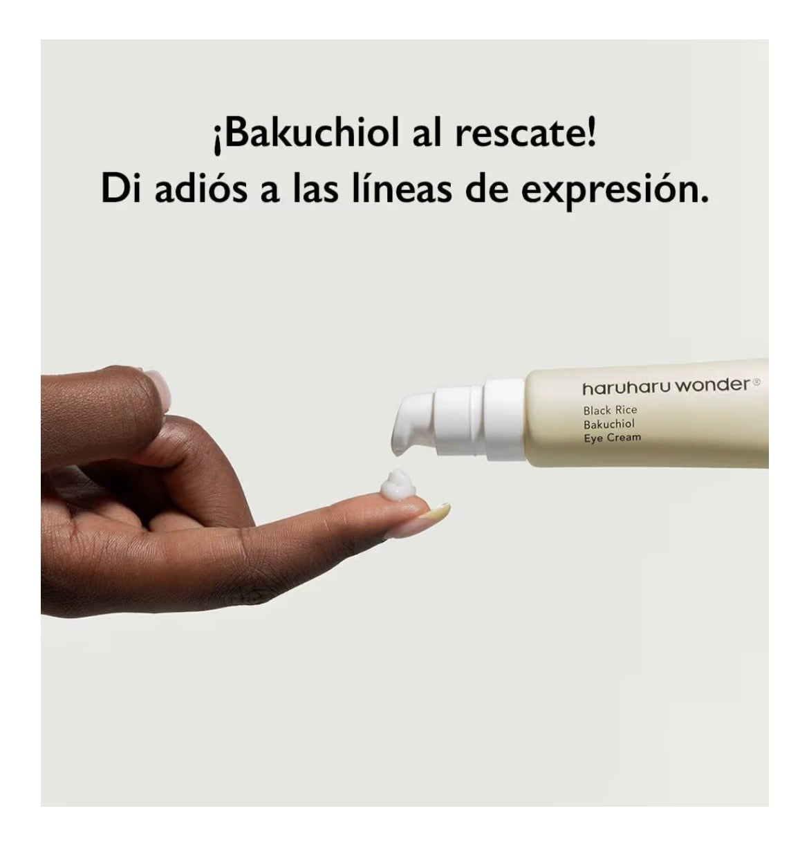 Haruharu Wonder Black Rice Bakuchiol Eye Cream - Contorno de Ojos Antiarrugas con Arroz Negro y Bakuchiol 20ml