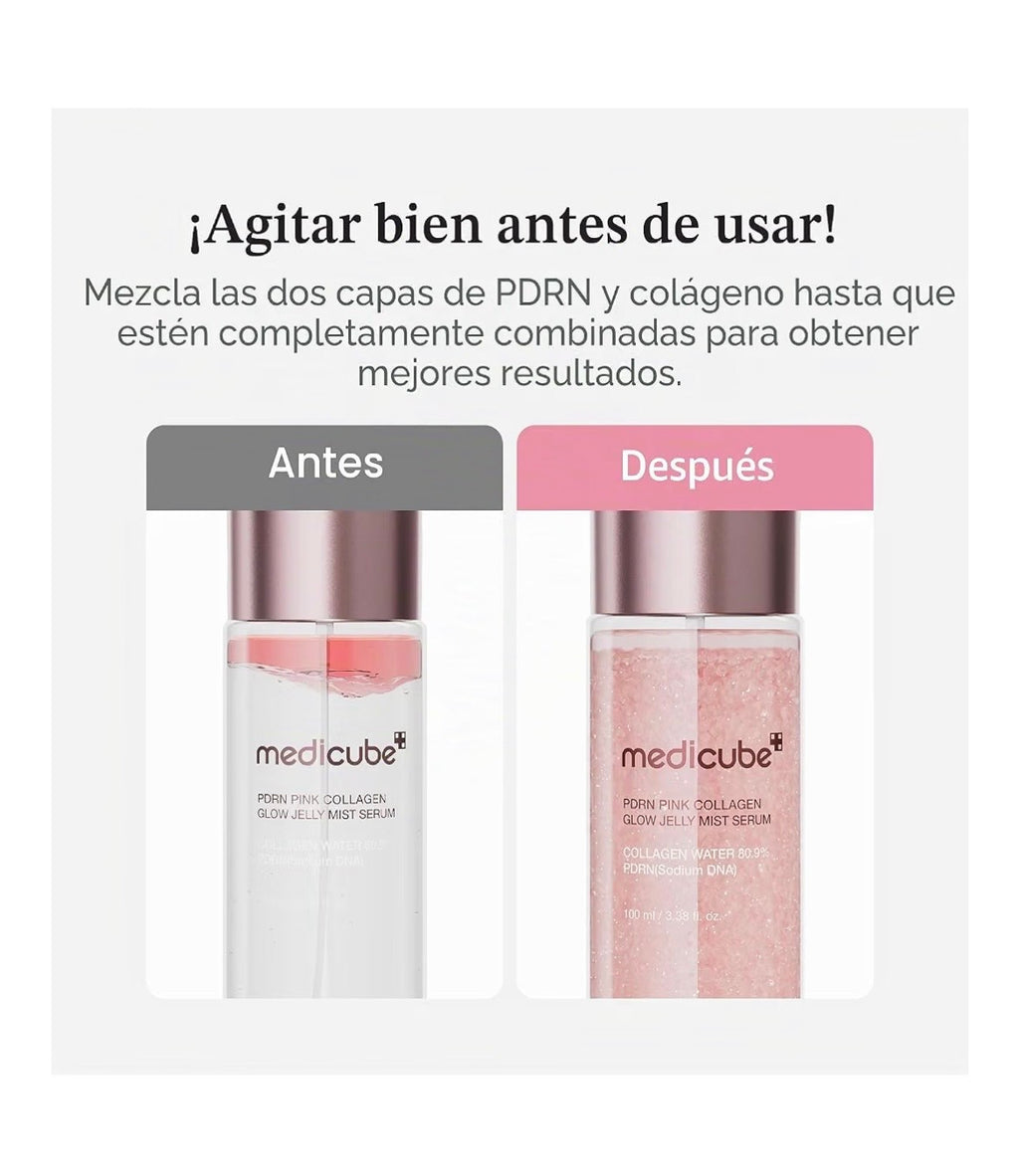 Medicube PDRN Pink Collagen Glow Jelly Mist Serum [60ml]