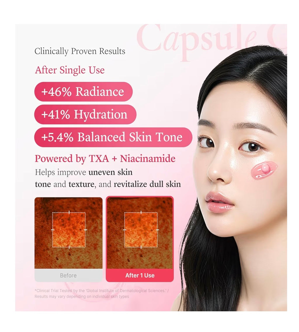 TXA Niacinamida Cápsula Crema - Crema Despigmentante e Iluminadora Intensiva 55g