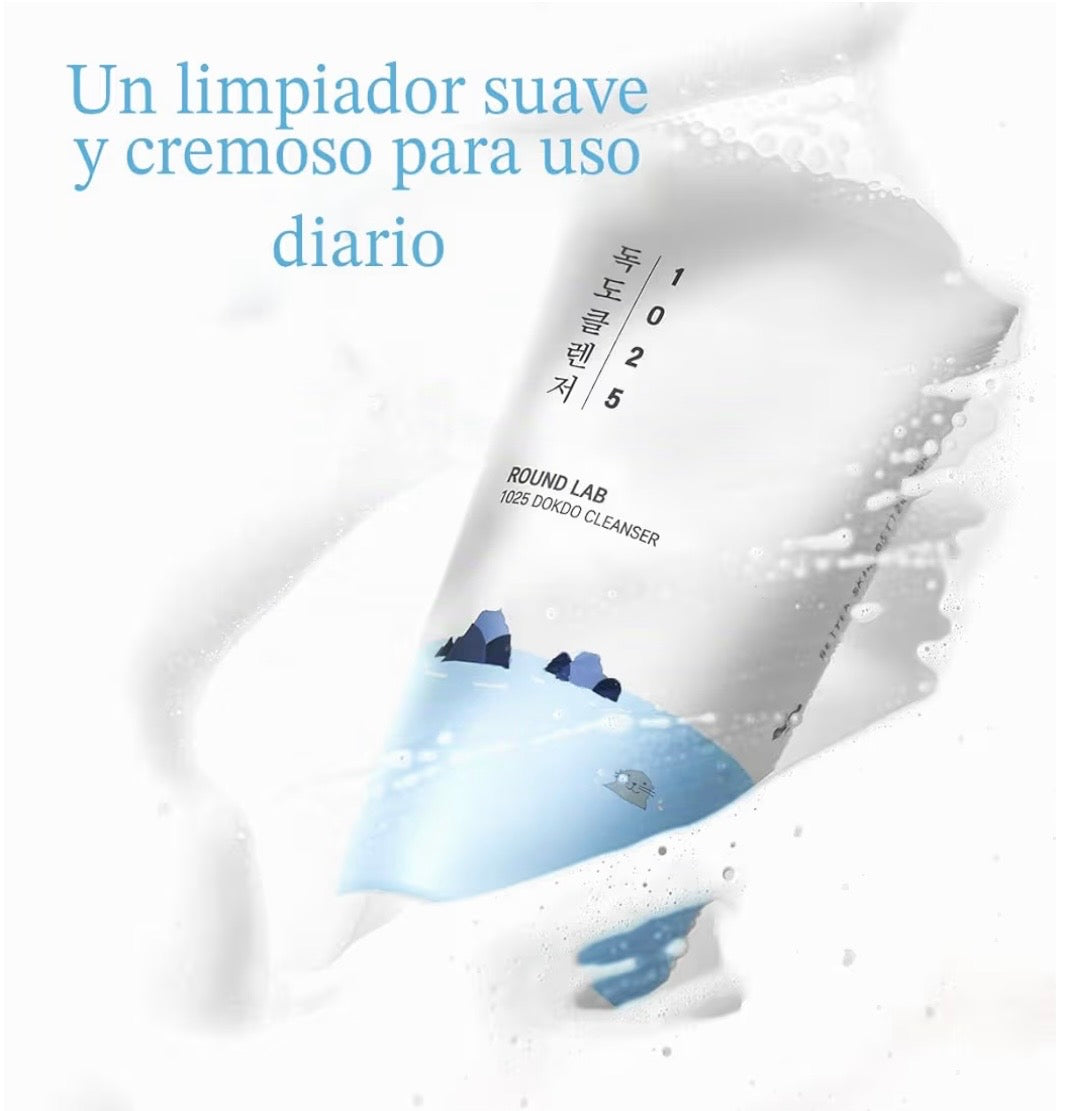 Round Lab 1025 Dokdo Cleanser - Limpiador Facial Suave de pH Equilibrado 150ml