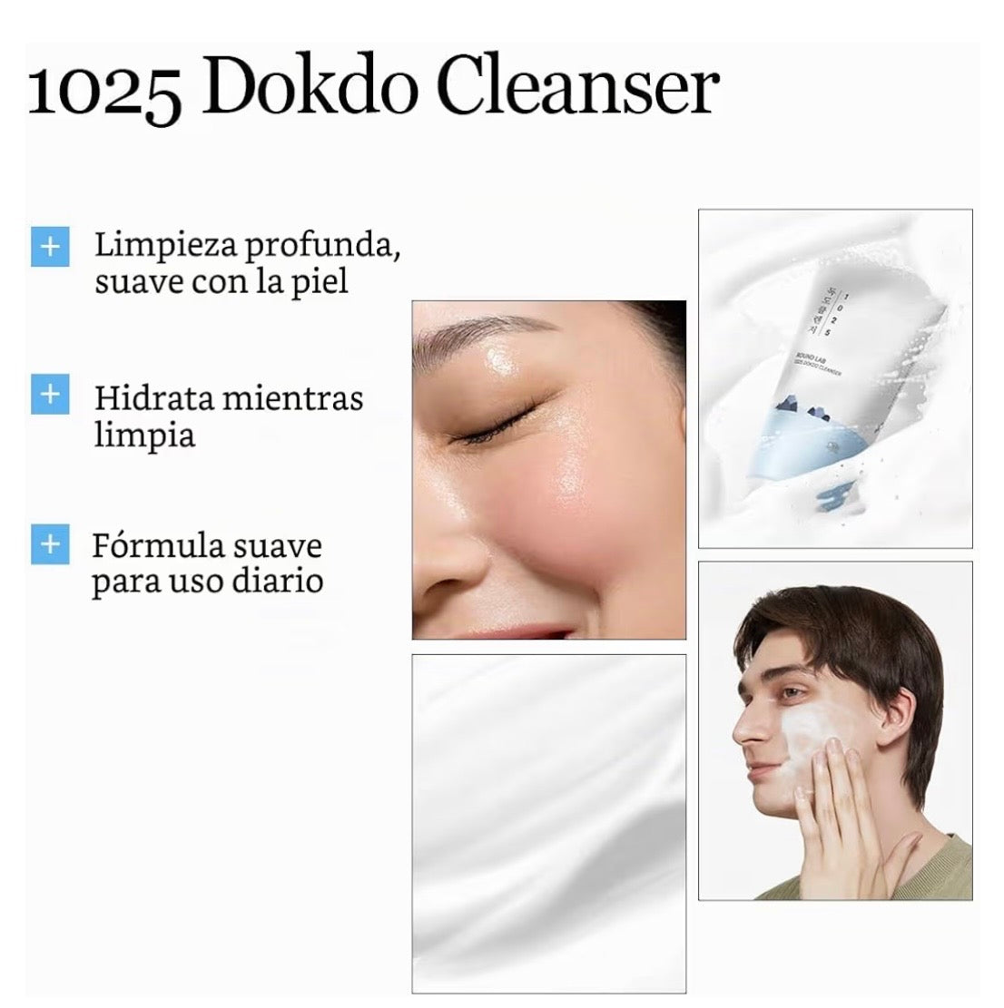 Round Lab 1025 Dokdo Cleanser - Limpiador Facial Suave de pH Equilibrado 150ml