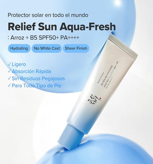Beauty of Joseon Relief Sun Aqua-Fresh SPF50+ - Protector Solar Ligero 50ml
