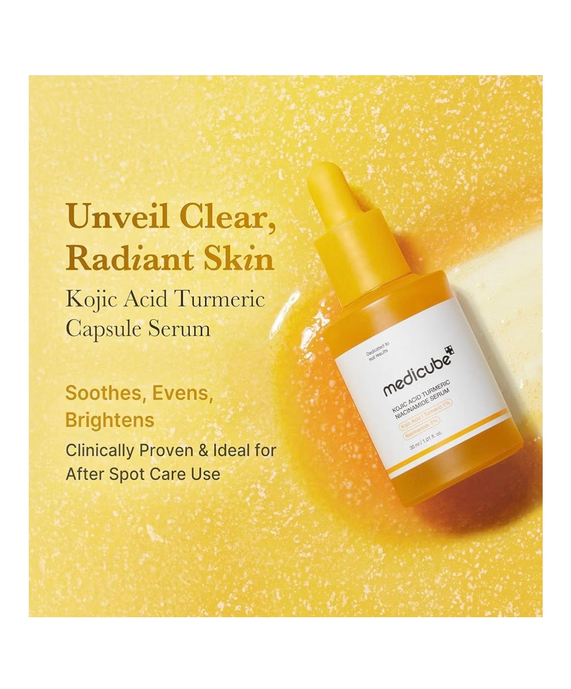 Medicube Kojic Acid Turmeric Niacinamide Serum [30ml]