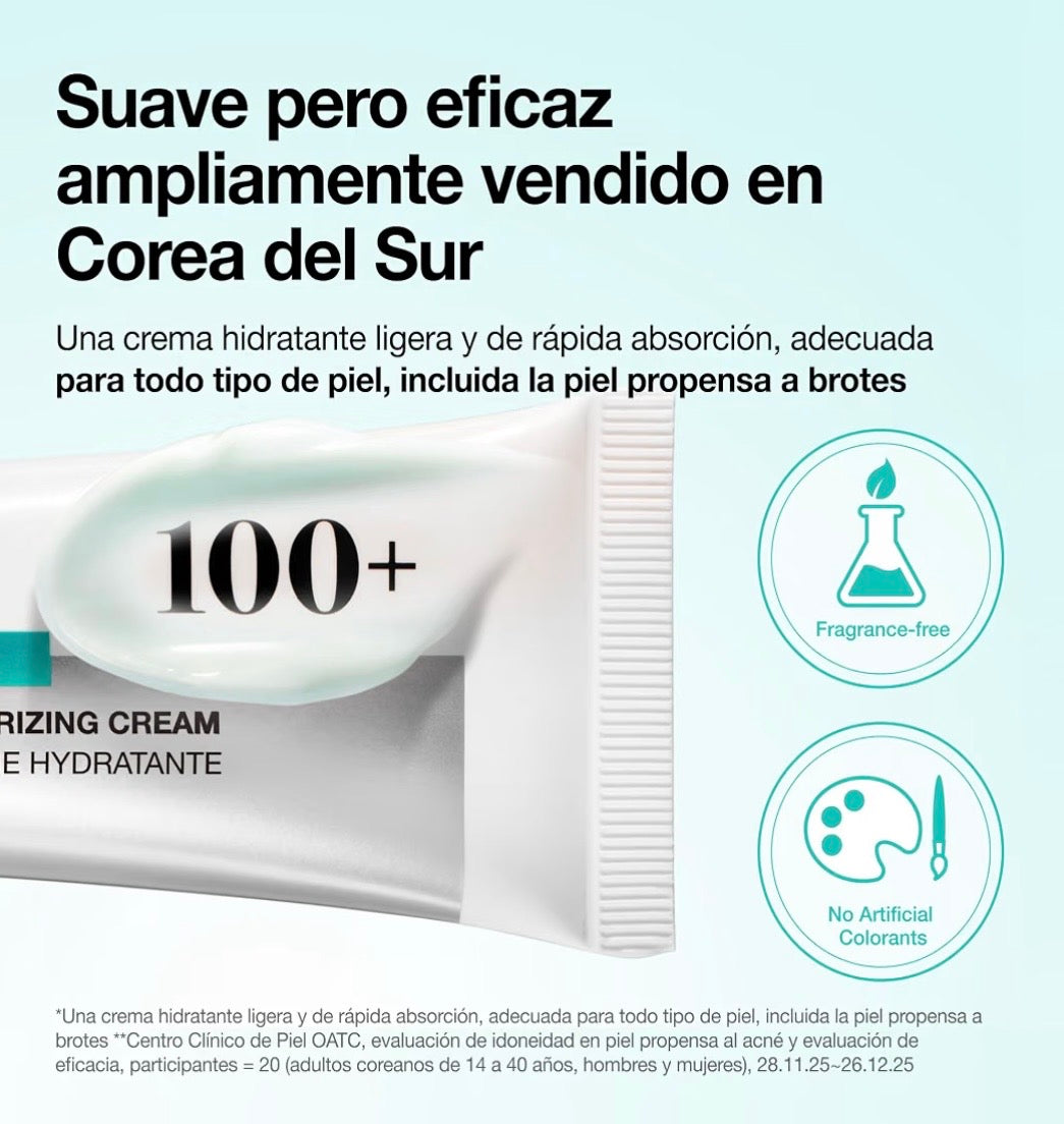 Anua PDRN Hyaluronic Acid 100 Moisturizing Cream - Crema Hidratante y Reafirmante Intensiva 60ml