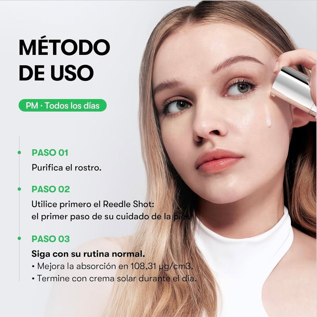 VT Cosmetics Reedle Shot 100 Essence - Sérum Potenciador con Microagujas para la Textura Facial 50ml