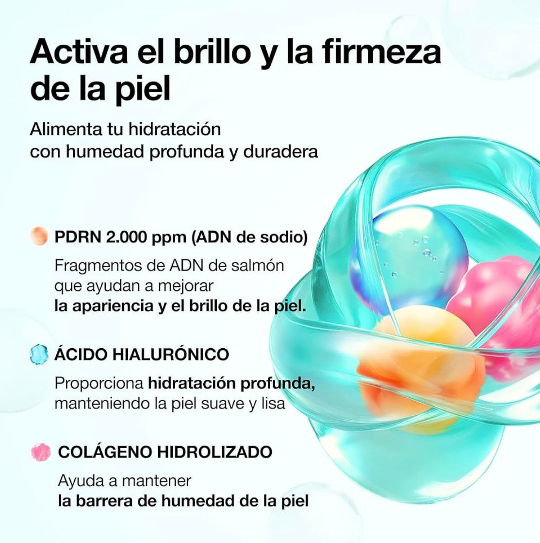 PDRN Hyaluronic Acid Hydrating Capsule Mist - Bruma Facial Hidratante e Iluminadora 100ml
