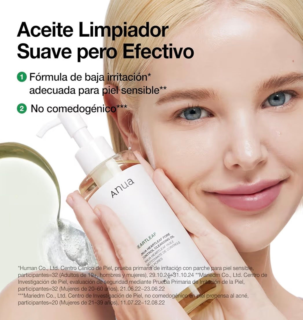 Anua Heartleaf Pore Control Cleansing Oil - Aceite Limpiador 200ml