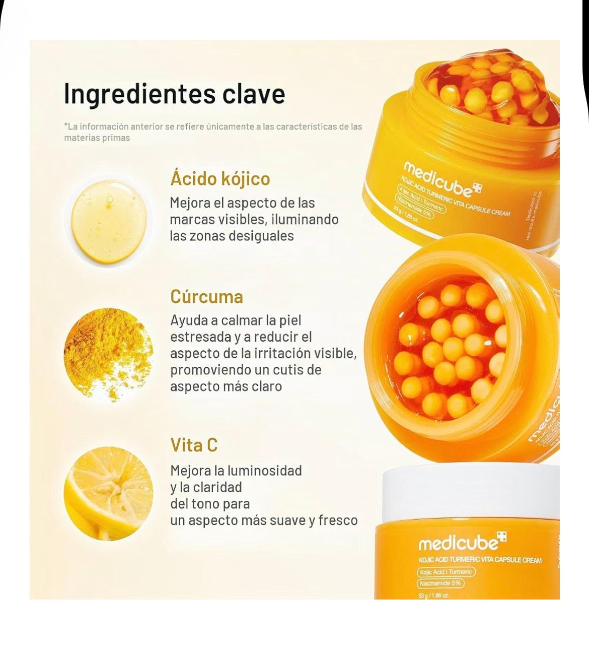 Medicube Kojic Acid Turmeric Vita Capsule Cream