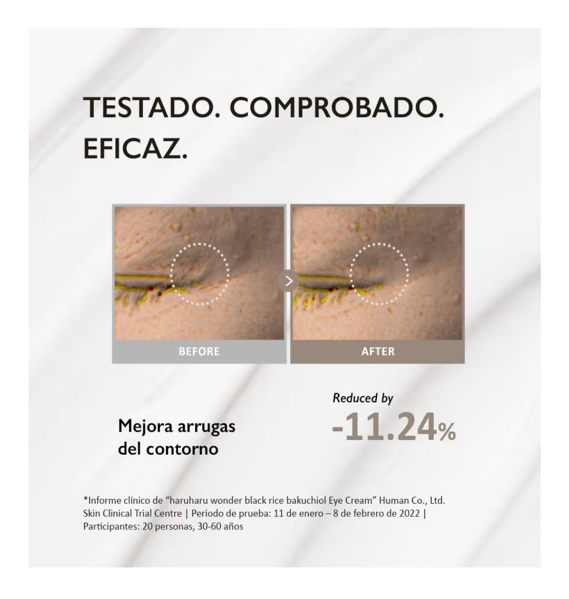 Haruharu Wonder Black Rice Bakuchiol Eye Cream - Contorno de Ojos Antiarrugas con Arroz Negro y Bakuchiol 20ml