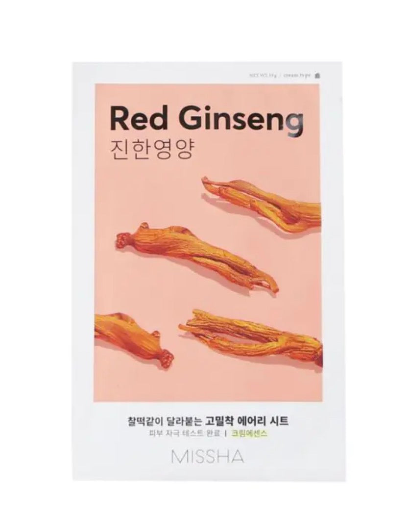 Missha Airy Fit Sheet Mask - Mascarilla Facial de Tejido Ultra Fina