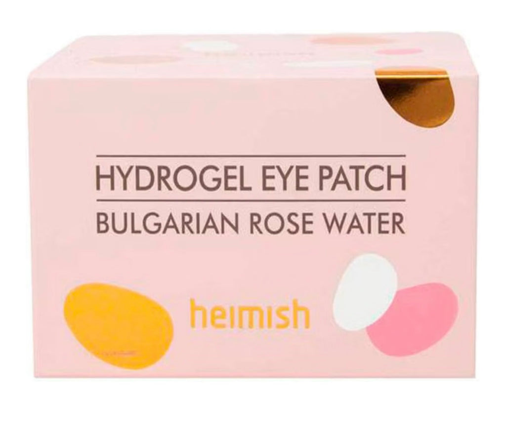 Heimish Bulgarian Rose Water Hydrogel Eye Patch – Parches de hidrogel para el contorno de ojos (60 unidades)