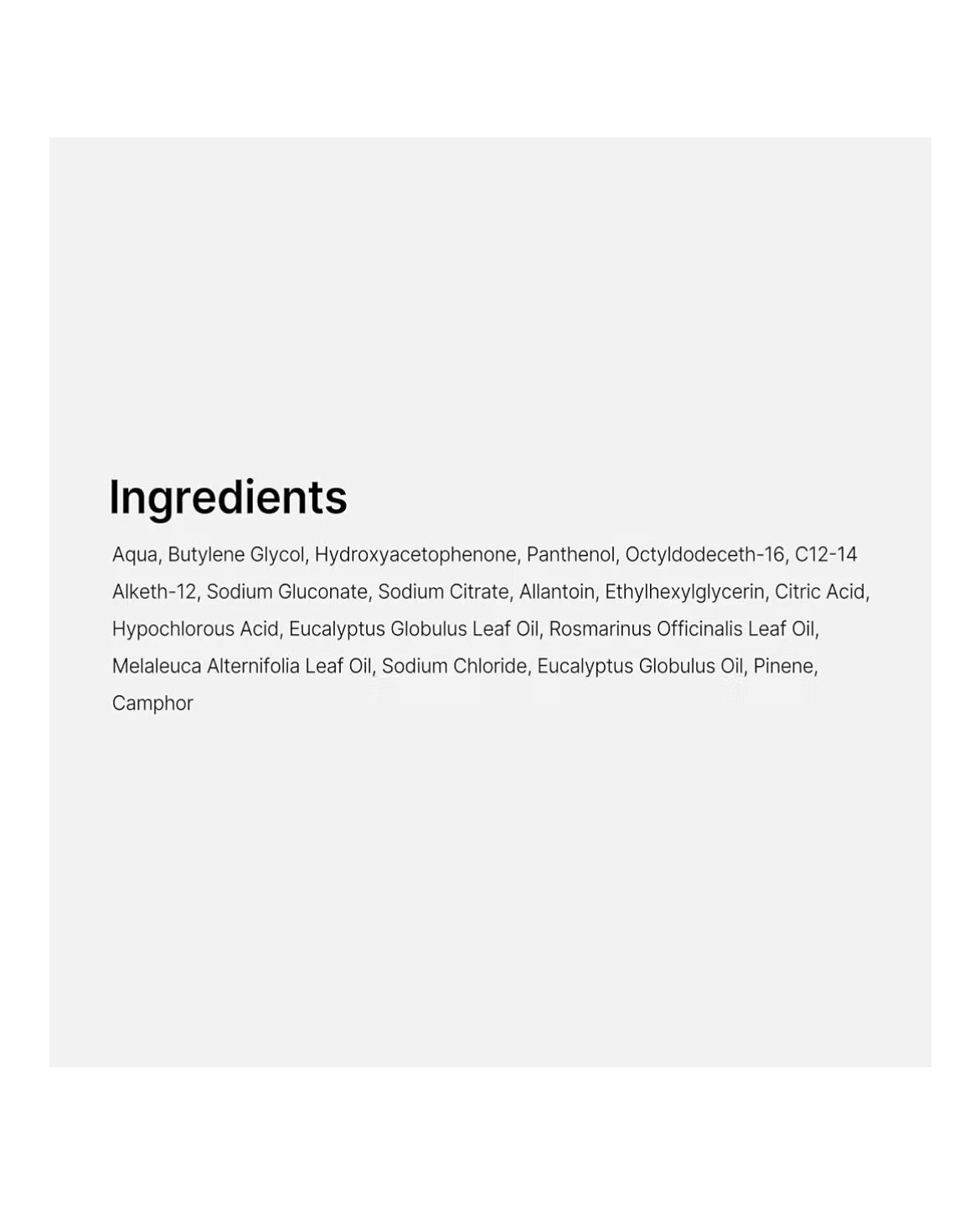 Medicube Hypochlorous Acid Daily Facial Spray [125ml]